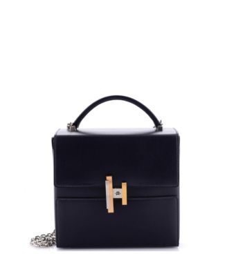Pre-Owned Hermes Cinhetic Top Handle Bag Villandry Calfskin
