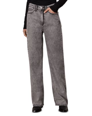 Featherweight Logan Mid Rise Jeans in Slate Grey