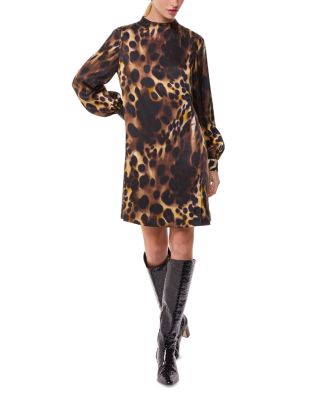 Misty Leopard Print Cleo Dress