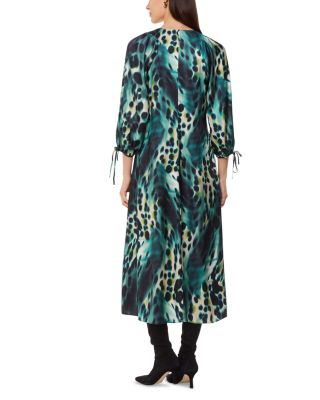 Misty Leopard Print Dress