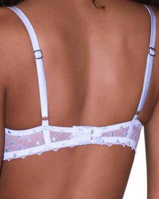 Love Lock Embroidered Balconette Bra