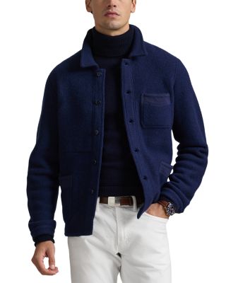 Wool blend utility jacket hotsell