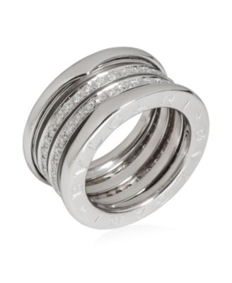 B.zero1 18k White Gold Band