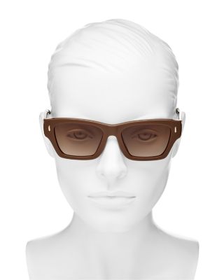 Tory Burch 52mm Square Sunglasses Tory Burch Sunglasses TY7166U 13268G Black 52mm Square  main image 4