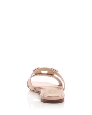 Women's Via Leather Slide Sandals