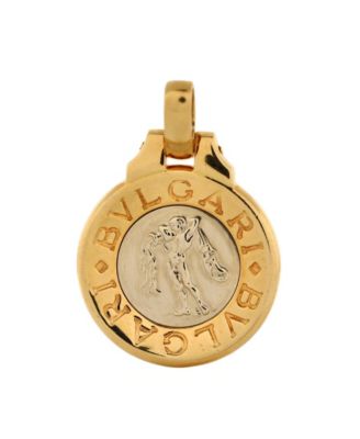 Pre-Owned Bvlgari - Zodiac Pendant Charm 18K Gold and 18K White Gold