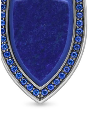 Shield Amulet with Lapis Lazuli and Pav&eacute; Sapphires