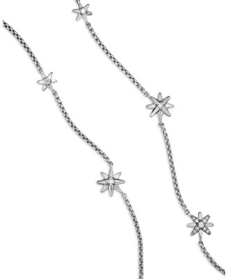 David Yurman Starburst Station Necklace with Diamonds, 16