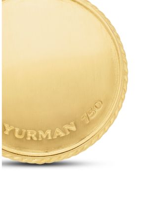 18K Yellow Gold Maritime Compass Amulet with Diamond