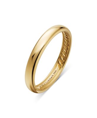 Men's 18K Yellow Gold Classic Band
