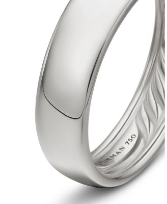 Men's 18K White Gold Classic Band