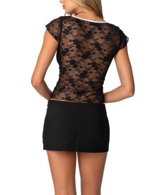 Avi Sheer Lace Top