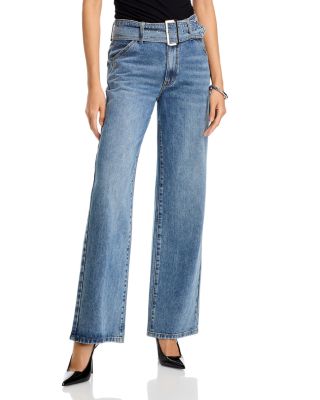 STEVE MADDEN - Cove High Rise Belted Jeans in Orion Blue
