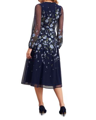 Lois Embroidered Midi Dress