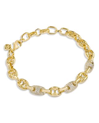Kendra Scott Bailey Pave Mariner Link Chain Bracelet