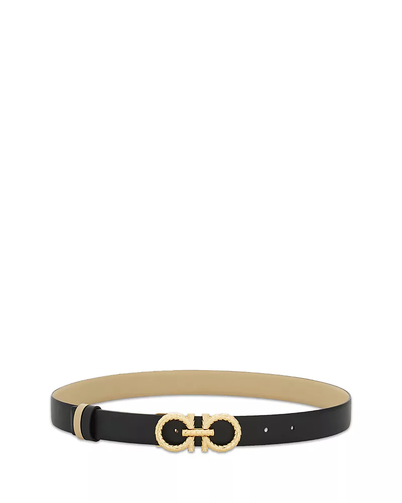 Ferragamo Women's Adjustable & Reversible Gancini Belt