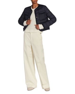 Gencay Braided Trim Quilted Jacket