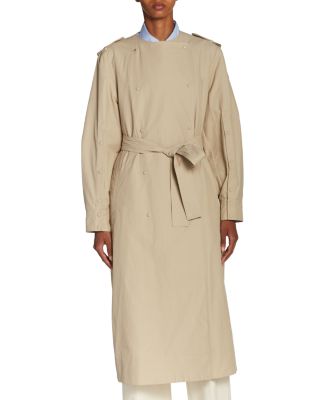 Gourdon Leather Trench Coat