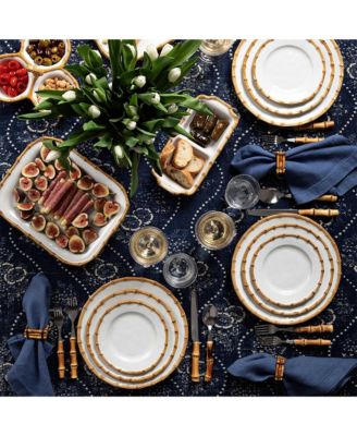 Bamboo 16 Piece Dinnerware Set, Service for 4