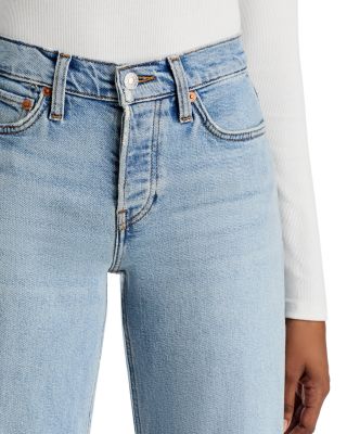 Mid Rise Wide Leg Jeans in Mid 90s