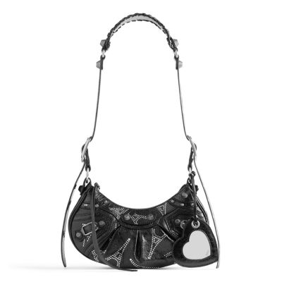 Balenciaga - Le Cagole Xs Shoulder Bag Eiffel Tower with Rhinestones