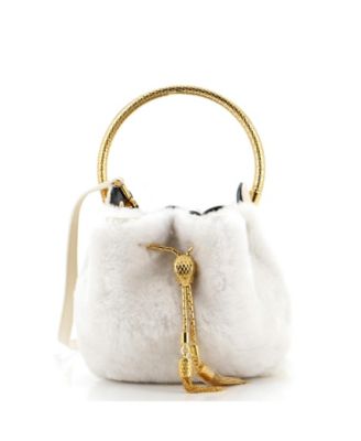 Pre-Owned Bvlgari Serpenti Forever Bucket Bag Fur