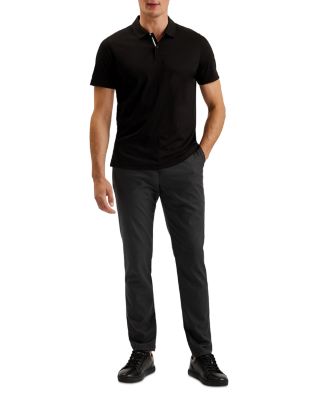 Micro Houndstooth Slim Fit Pants