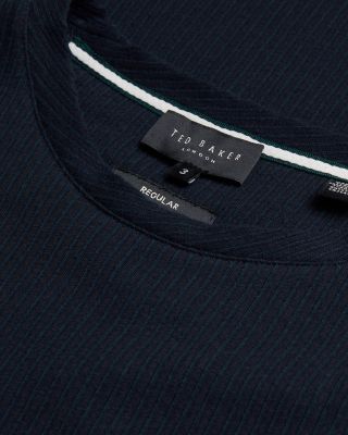 Heynes Regular Fit Textured Tee