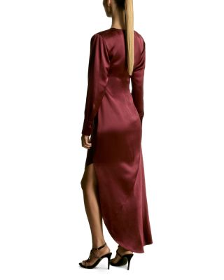 REISS Valli Asymmetric Maxi Dress | Bloomingdale's