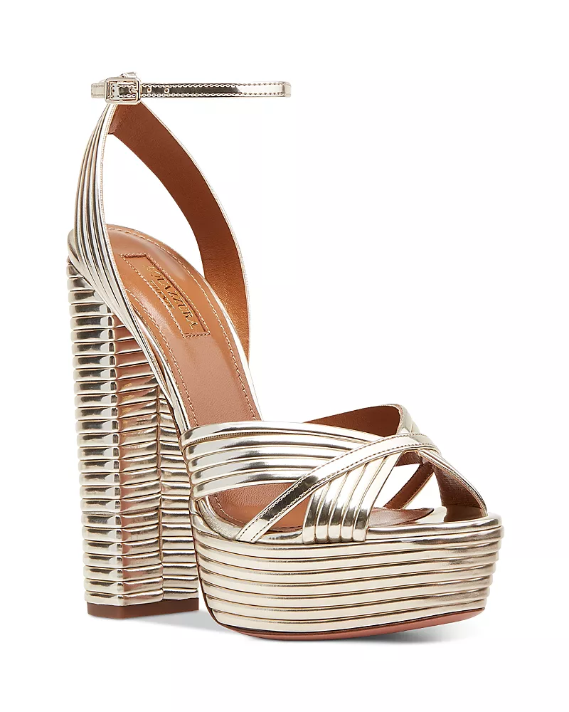 Aquazzura Women's Sundance Plateau 140 Platform Sandals