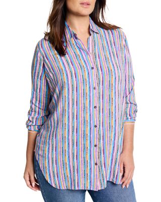 NIC+ZOE Plus - Solstice Stripe Shirt