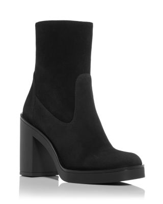 Stuart Weitzman - Women's Bethenny 80 Block Heel Booties