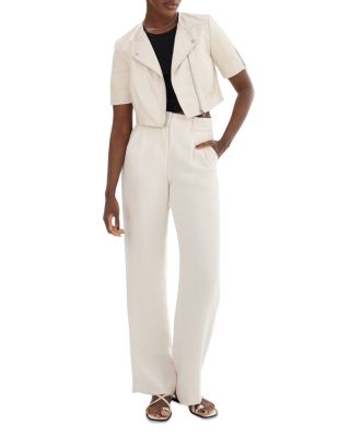 Kirsi Cropped Biker Jacket