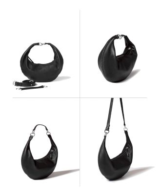 3-in-1 Convertible Hobo Crescent Ring Bag
