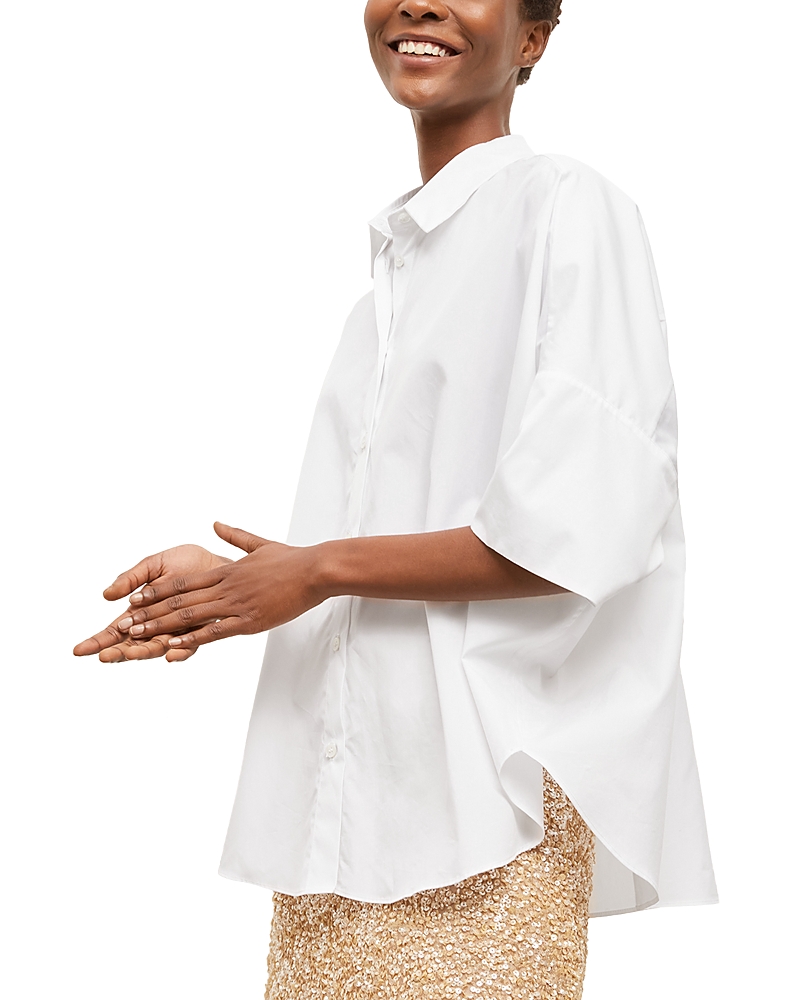 Gerard Darel Nara Oversized Shirt In White