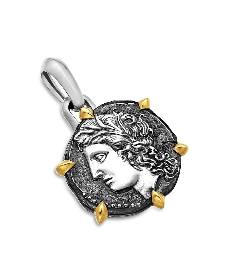 David Yurman Sterling Silver & 18K Yellow Gold Zodiac Virgo Amulet Enhancer