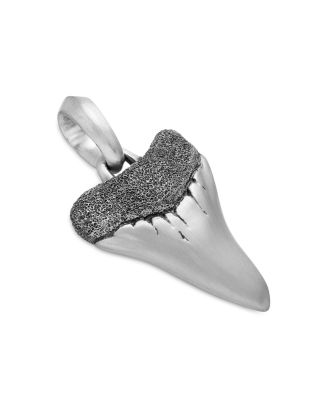 Men's Sterling Silver Shark's Tooth Amulet
