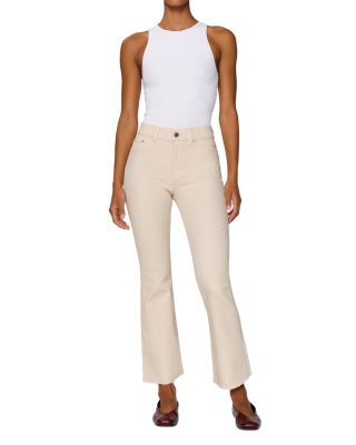 Bridget Bootcut High Rise Instasculpt™ Crop Jeans in Flax