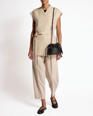 Charlotte Drawstring Soft Nappa Crossbody