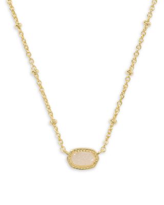Mini Elisa Satellite Short Pendant Necklace, 15"-19"