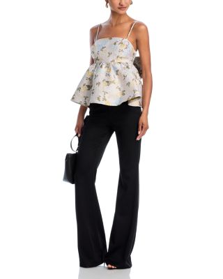 AQUA Jacquard Sleeveless Top - Exclusive | Bloomingdale's Women