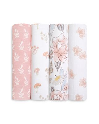 Muslin Swaddles, 4 Pack