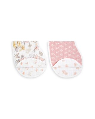 Muslin Reversible Burpy Bibs, 2 Pack