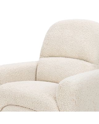 Rainbow Recliner and Swivel Glider in Teddy Loop