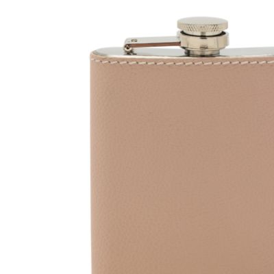 Warren Stainless Steel and Full Grain Leather Flask 