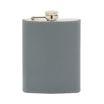 Warren Stainless Steel and Full Grain Leather Flask 