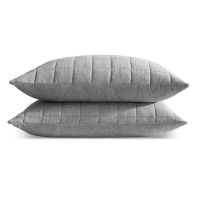 Melange Flannel King Sham, Pair
