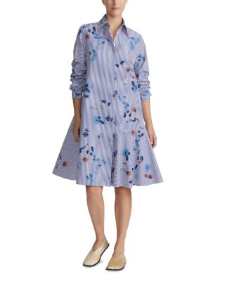 Lafayette 148 New York - Flounce Hem Shirt Dress