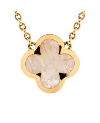 Pre-Owned Van Cleef & Arpels - Pure Alhambra Pendant Necklace 18K Gold and Mother of Pearl