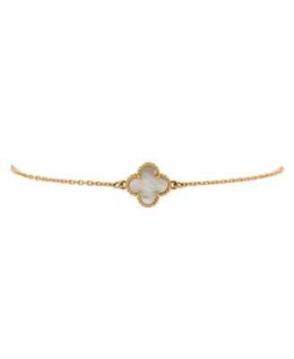 Pre-Owned Van Cleef & Arpels Sweet Alhambra Bracelet 18K Gold and Mother of Pearl